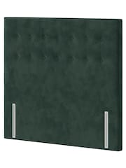 Silentnight Rainforest Green Goya Luxury Velvet Headboard - Image 2 of 3