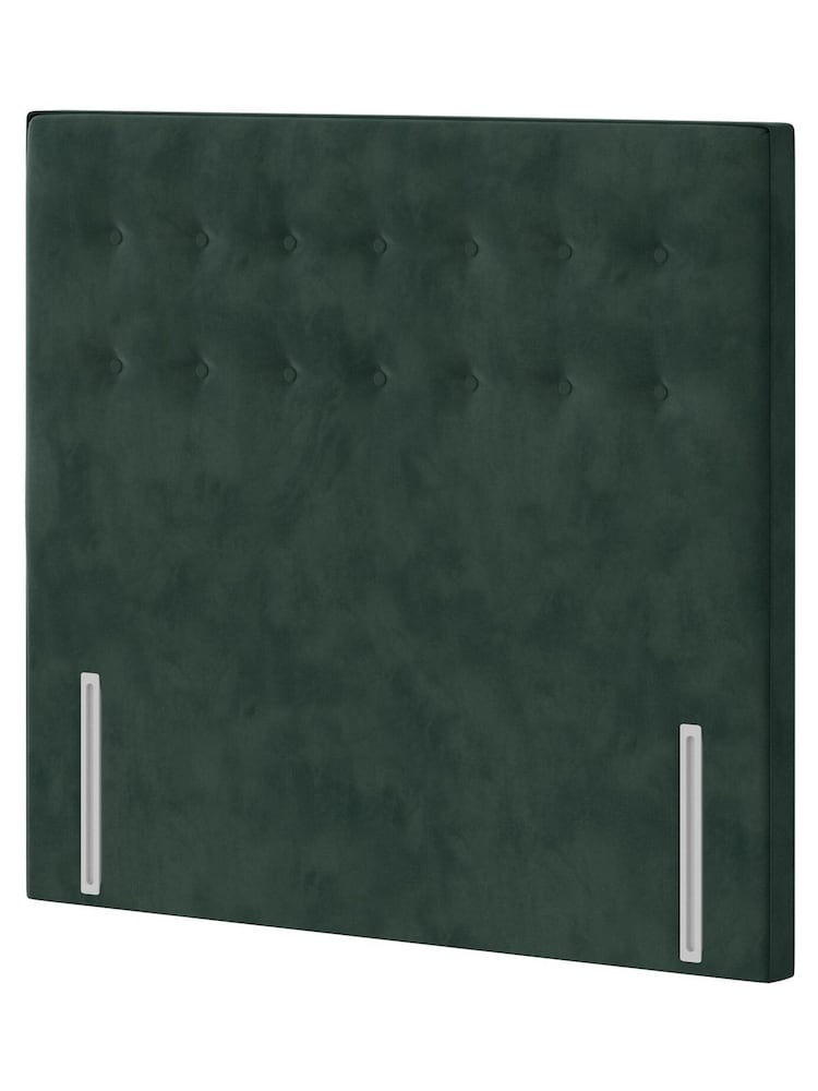 Silentnight Rainforest Green Goya Luxury Velvet Headboard - Image 2 of 3