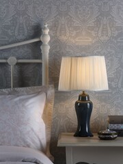 Laura Ashley Dusky Seaspray Blue Regina Crackle Grazed Ceramic Table Lamp Base - Image 2 of 4