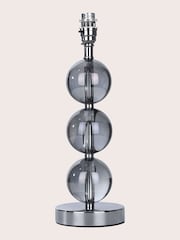 Laura Ashley Smoked Nicholas Glass Table Lamp Base - Image 4 of 4