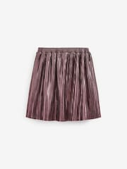 Pink Metallic Pleat Skirt (3-16yrs) - Image 6 of 8
