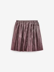 Pink Metallic Pleat Skirt (3-16yrs) - Image 7 of 8