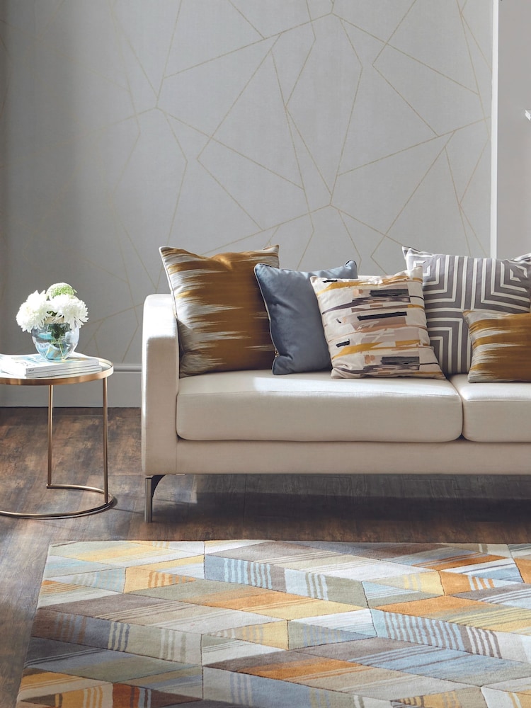 Harlequin Yellow Arccos Rug - Image 2 of 3 Harlequin Yellow Arccos Rug - Image 2 of 3