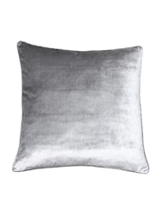 Riva Paoletti Silver Grey 55 x 55cm Luxe Velvet Cushion - Image 1 of 1