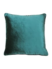 Riva Paoletti Jade Green 55 x 55cm Luxe Velvet Cushion - Image 1 of 2