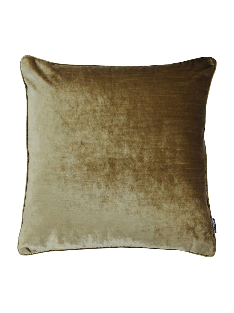 Riva Paoletti Gold 55 x 55cm Luxe Velvet Cushion - Image 1 of 1