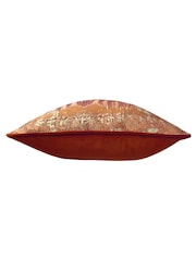Evans Lichfield Terracotta 56 x 56cm Inca Jacquard Cushion - Image 3 of 3