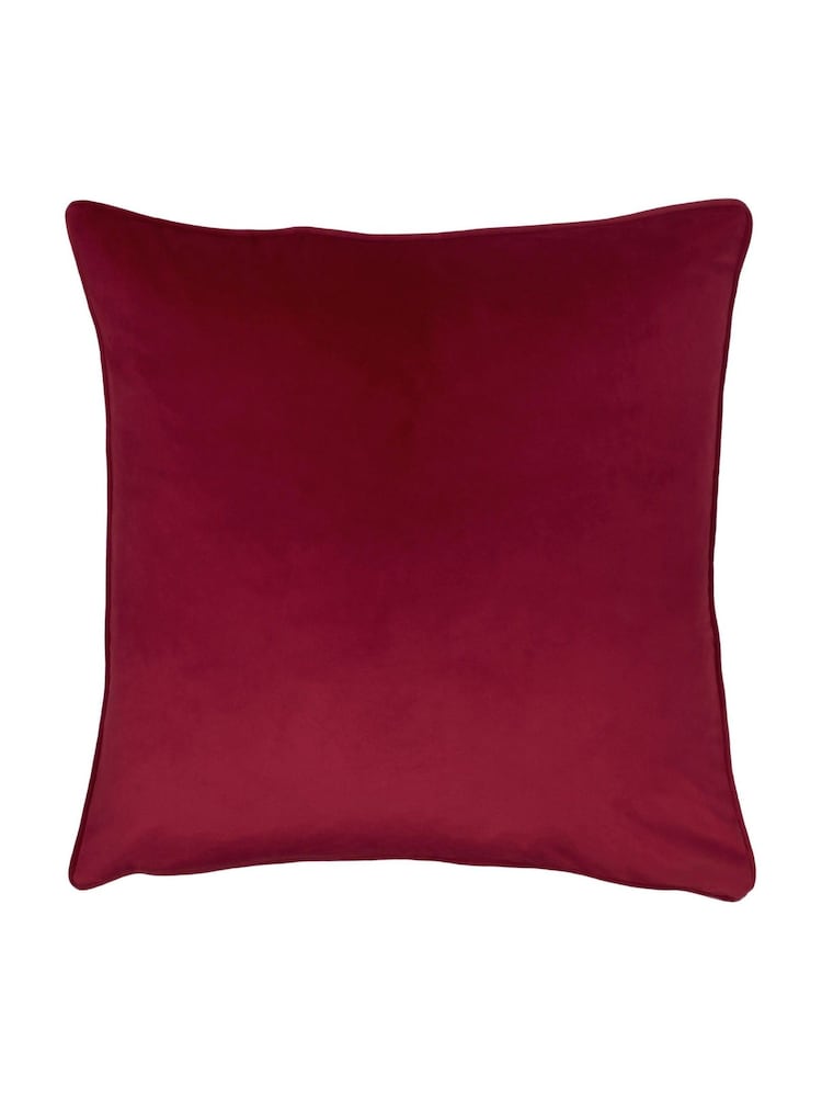 Evans Lichfield Burgundy Red 56 x 56cm Inca Jacquard Cushion - Image 2 of 3 Evans Lichfield Burgundy Red 56 x 56cm Inca Jacquard Cushion - Image 2 of 3