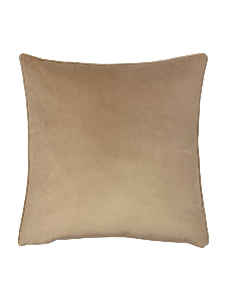 Evans Lichfield Mocha Brown 43 x 43cm Inca Jacquard Cushion - Image 2 of 3