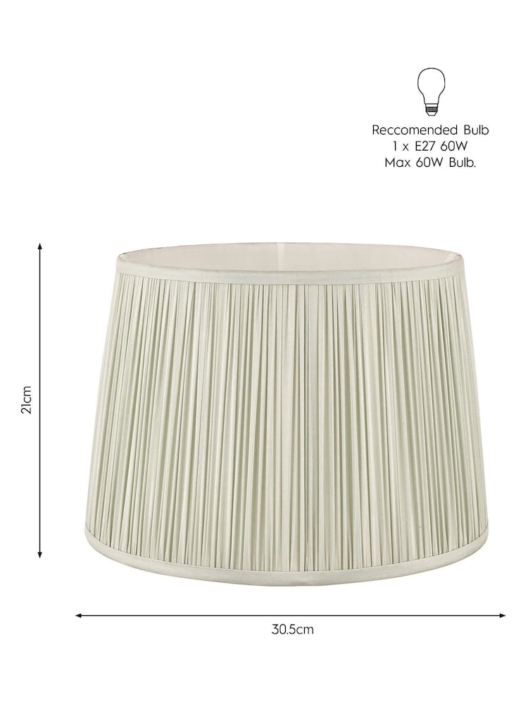 Abat-jour plissé en soie Laura Ashley Hemsley Empire - Image 6 of 7