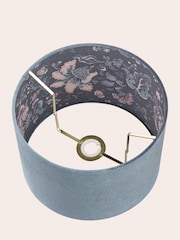Laura Ashley Blue Portia Velvet Easy Fit Shade - Image 3 of 6