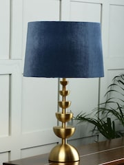 Laura Ashley Seaspray Velvet Empire Drum Easyfit Nigella Lamp Shade - Image 1 of 4