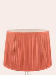 Laura Ashley Crimson Red Hemsley Pleated Silk Empire Easyfit Lamp Shade - Image 4 of 4