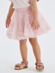Pale Pink Ruffle Tutu Skirt (3mths-7yrs) - Image 1 of 7