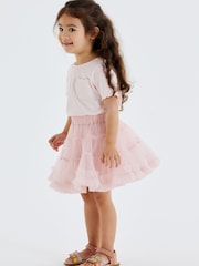Pale Pink Ruffle Tutu Skirt (3mths-7yrs) - Image 5 of 7