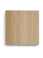 Natural Craft Wood Effect Side Table - Image 6 of 7