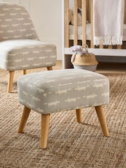 Scion Little Fox Shadow Grey Blom Stool - Image 1 of 5