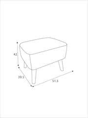 Scion Little Fox Shadow Grey Blom Stool - Image 5 of 5