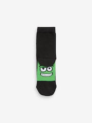 Black/ Bright Faces Cotton Rich Socks 7 Pack - Image 5 of 8