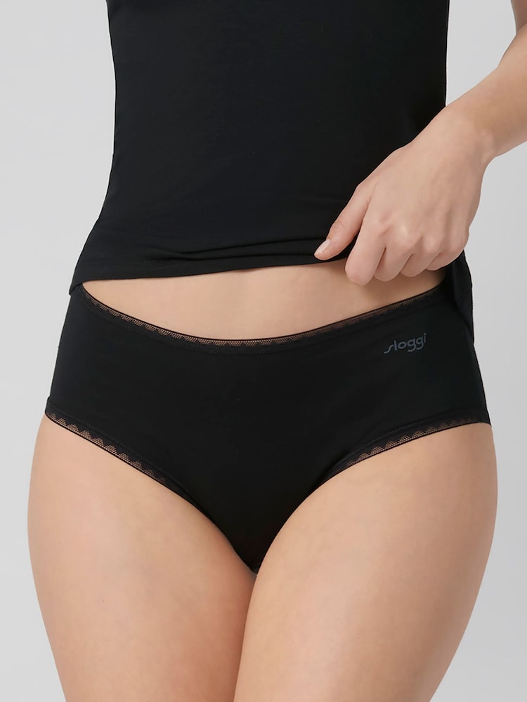 Sloggi Go Midi Knickers 2 Pack - Image 1 of 6