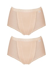Sloggi Tummy Control 2 Pack Knickers - Image 3 of 4