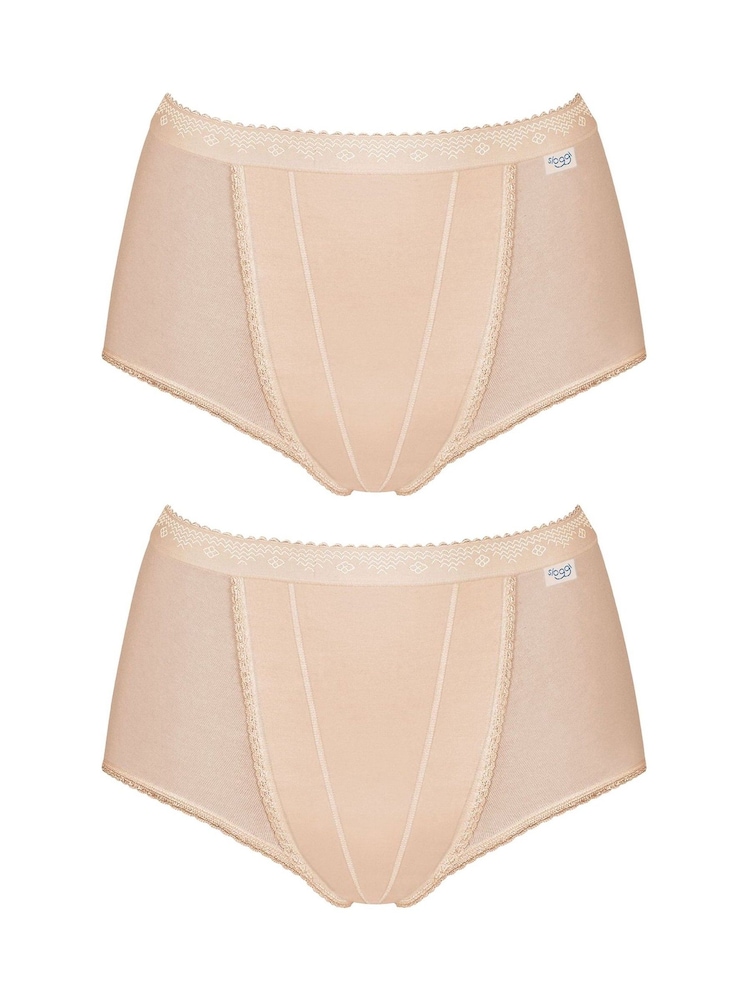 Sloggi Tummy Control 2 Pack Knickers - Image 3 of 4