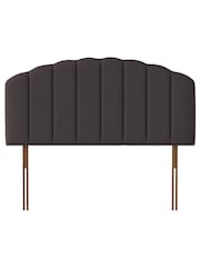 Silentnight Grey Merlin Luxury Velvet Headboard - Image 1 of 3