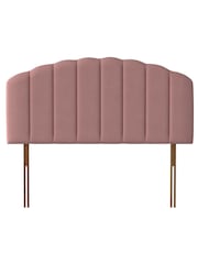 Silentnight Pink Merlin Luxury Velvet Headboard - Image 1 of 3