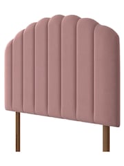 Silentnight Pink Merlin Luxury Velvet Headboard - Image 3 of 3