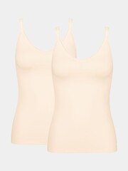 Sloggi Go Spaghetti Strap Vest Tops 2 Pack - Image 3 of 5