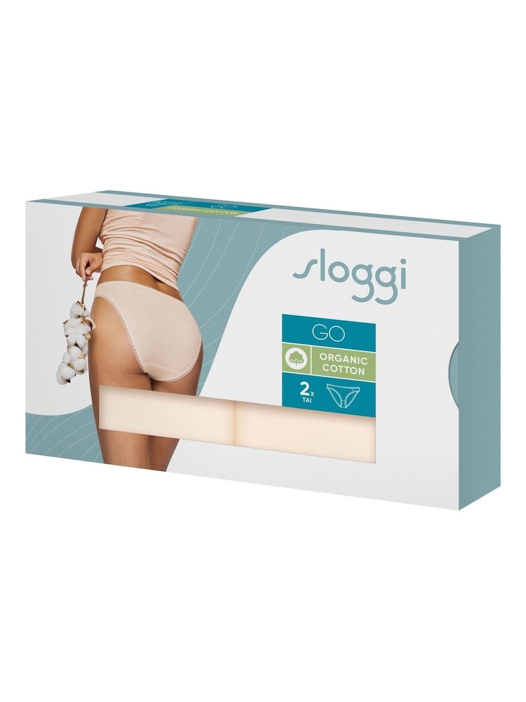 Набор из двух трусов из органического хлопка Sloggi Go Tai - Image 7 of 7
