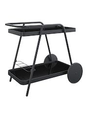 Novogratz Black Outdoor Garden Barbie Bar Cart - Image 2 of 4