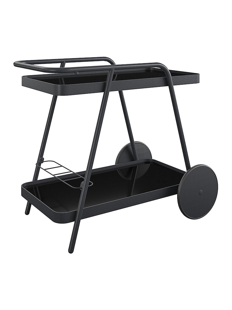 Novogratz Black Outdoor Garden Barbie Bar Cart - Image 2 of 4