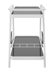 Novogratz White Outdoor Garden Barbie Bar Cart - Image 4 of 4