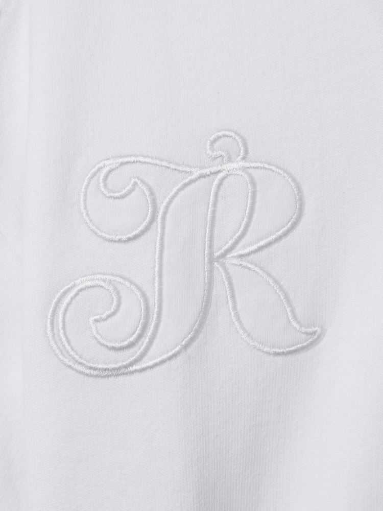 Reiss Ivory Pax 4-9 yrs Cotton Cropped Polo Shirt - Image 4 of 4