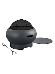 Novogratz Grey Garden Outdoor Asher Fire Pit - Image 4 of 5