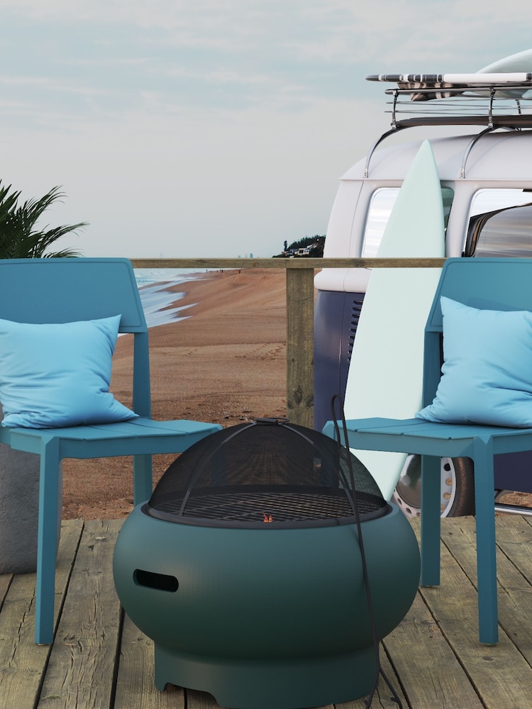 Novogratz Green Garden Outdoor Asher Fire Pit - Image 1 of 5
