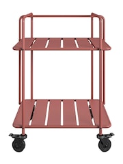 Novogratz Red Penelope Indoor And Outdoor Bar Cart - Image 2 of 5