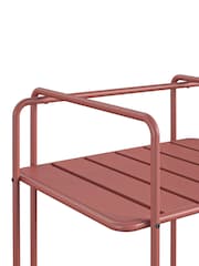 Novogratz Red Penelope Indoor And Outdoor Bar Cart - Image 4 of 5