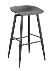 Novogratz Grey Riley Indoor and Outdoor Garden Bar Stools - Image 3 of 4