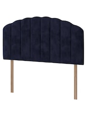 Silentnight Maritime Blue Merlin Luxury Velvet Headboard - Image 2 of 3