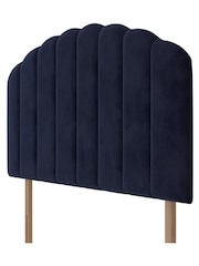 Silentnight Maritime Blue Merlin Luxury Velvet Headboard - Image 3 of 3