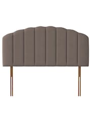 Silentnight Brown Merlin Luxury Velvet Headboard - Image 1 of 3