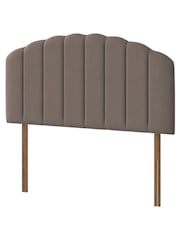 Silentnight Brown Merlin Luxury Velvet Headboard - Image 2 of 3