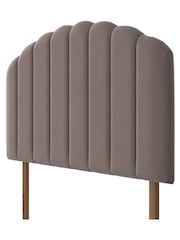 Silentnight Brown Merlin Luxury Velvet Headboard - Image 3 of 3
