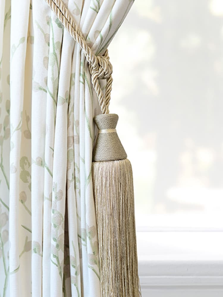 Laura Ashley Linen Verity Tassel Curtain Tieback - Image 1 of 3