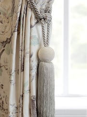 Laura Ashley Dove Grey Theodora Tassel Curtain Tie Back - Image 1 of 4