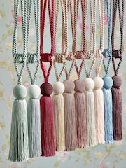 Laura Ashley Dove Grey Theodora Tassel Curtain Tie Back - Image 3 of 4