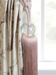 Laura Ashley Blush Loren Glass Tassel Curtain Tieback - Image 1 of 4