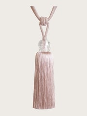 Laura Ashley Blush Loren Glass Tassel Curtain Tieback - Image 4 of 4